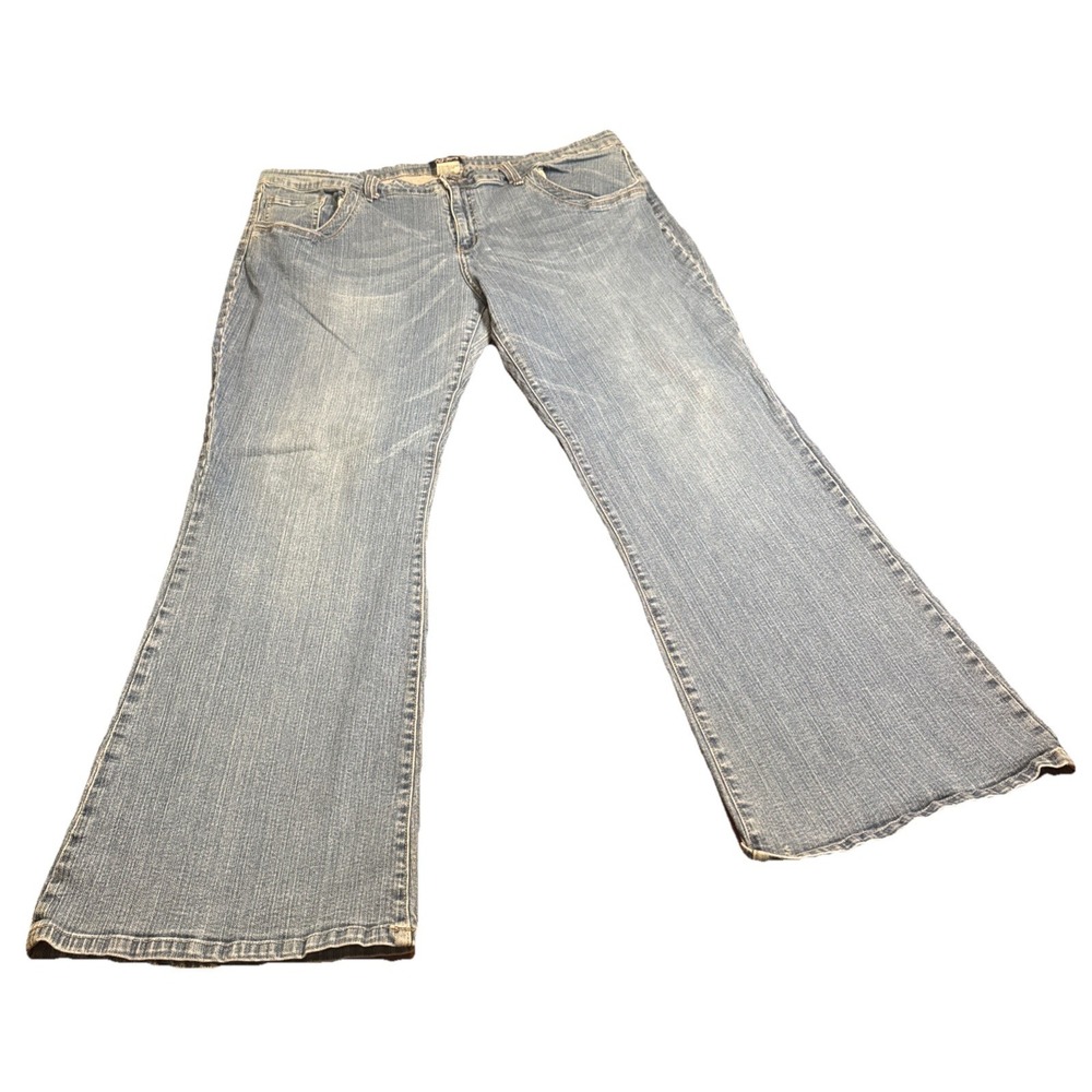 Vintage Truck Jeans Women's‎ 24 Light Wash Bootcut Flare Stretch Denim Y2K